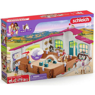 Schleich Horse Club Peppertree ridehal 42639 - legesæt med 179 dele