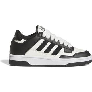 adidas adidas White/Grey/Black Rapid Court Low Lace Junior Trainers
