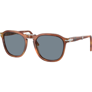 Persol Unisex PO3345S 96/56 Solbriller Acetat Brun Blå Firkantet Normal Anti -Reflex