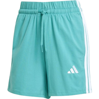Essentials 3-Stripes Cotton shorts - Powder Teal / White - XS