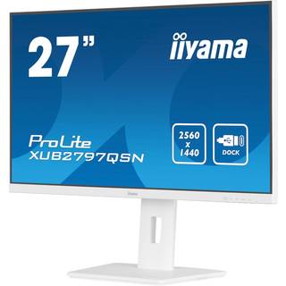 iiyama G-MASTER XUB2797QSN-W2 computerskærm 68,6 cm (27") 2560 x 1440 pixel 4K Ultra HD LED Hvid