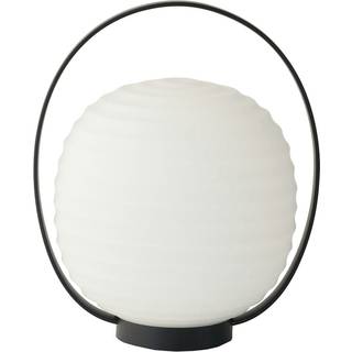 New Works Lantern Transportabel Lampe Sort/Opal