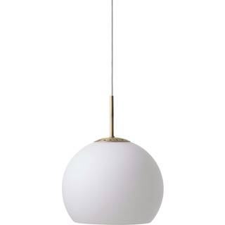 Ball Glass pendel Ø25, opal hvid