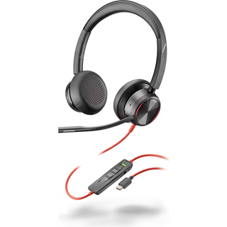 HP Poly Blackwire 8225 Stereo USB-C Headset med active noise cancelling +USB-C/A Adapter