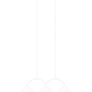 Curve 3 pendel lampe, hvid