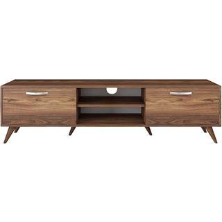 Nordvârk A9 TV-bord 180x35 cm valnøddefarvet melamin