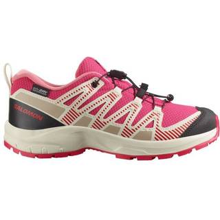 Salomon Kids' XA Pro V8 Waterproof Rouge Red/vanilla Ice/flamingo Pink, 34