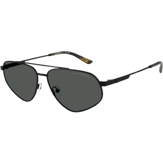Emporio Armani Mand EA2156 300187 Solbriller Metal Sort Grå Pilot Normal