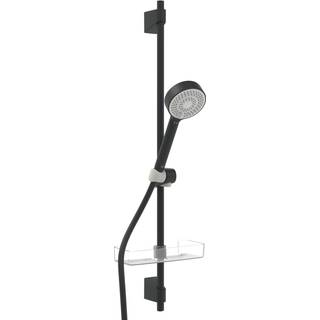 Oras Apollo brusesæt med brusestang og håndbruser, 3-jet, mat sort