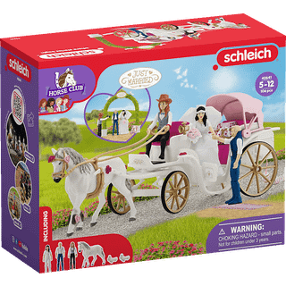 Schleich Horse Club 42641 Bryllupsvogn med hest og figurer