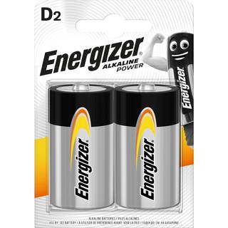 Energizer Alkaline Power D / E95 Batterier (2 Stk. Blister)
