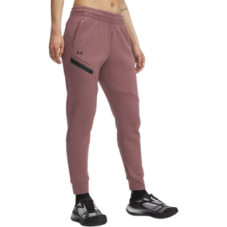 Under Armour Unstoppable Fleece Women's Joggers Maroon Mist / Black XXL