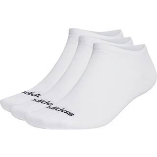 Tynde Linear Low-Cut sokker, 3 par - White / Black - 37-39