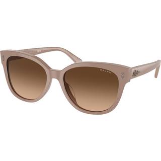 Ralph Lauren Kvinde RA5305U 611674 Solbriller Acetat Brun Brun Cat Eye Normal