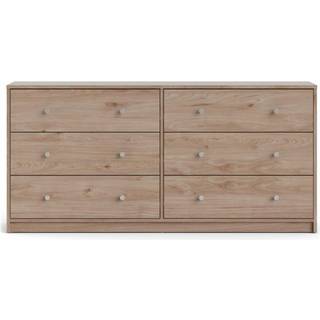May Dobbelt Kommode 6 skuffer - Jackson Hickory