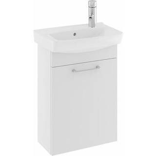 Ifö Spira møbelpakke i hvid med håndvask, hanehul til højre og skab 515x310mm