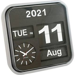 Karlsson Big Flip vægur 43x43cm hvid