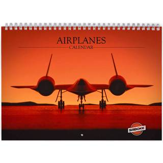 Flyvemaskiner 2026 Vægkalender