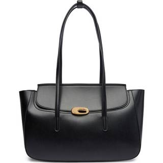 Top Flap Tote Bag - Black - One Size