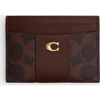 Coach Essential Signature Kortholder mørkebrun