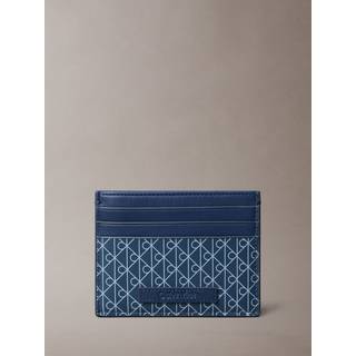 Allover Monogram Logo Card Holder - Blue - One Size