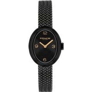 Ted Baker Black Sammy Oval Mesh Watch - Black