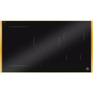 P905I1M30GP Premium induktionskogeplade 90 cm med guldramme, 5 zoner