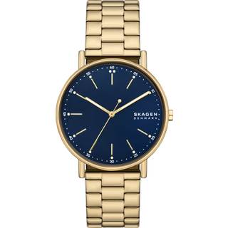 Skagen Signatur guldfarvet stål med lænke