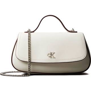 Monogram Logo Hardware Tote Bag - White - One Size