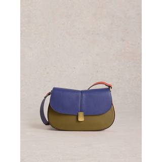 White Stuff White Stuff Blue Silvy Lock Cross-Body Bag