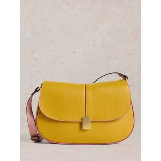 White Stuff White Stuff Yellow Silvy Lock Cross-Body Bag