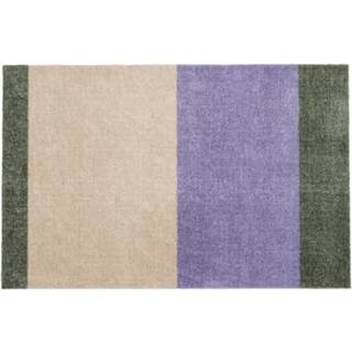 tica copenhagen Stripes dørmåtte horisontal Lilac-ivory-green, 60x90 cm