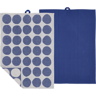 Viskestykker fra SØDAHL – 2 stk. BUBBLES ROYAL BLUE