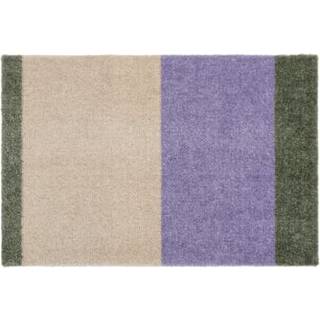 tica copenhagen Stripes dørmåtte horisontal Lilac-ivory-green, 40x60 cm