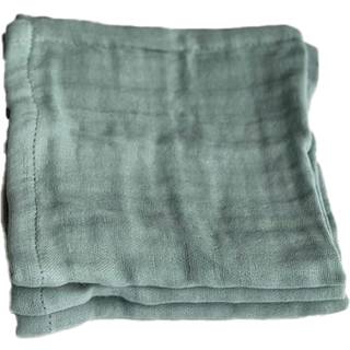The Organic Company Fine Ansigtshåndklæder 30x30 Cm 3-pak - Håndklæder & Badelagner Økologisk Bomuld Dusty Mint - 1199-410
