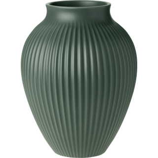 Riflet Vase, Mat Celadon Green