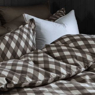 Borås Cotton Charlie sengetøj 140x200/60x63 cm beige