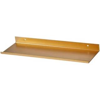 Hylde til væg 40 cm - messing