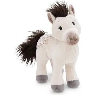 Nici Green: Holly plys pony, hvid, stående - 27 cm