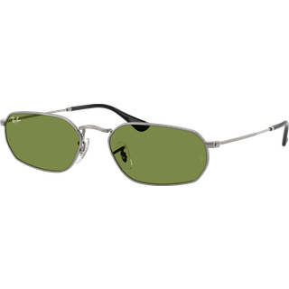 Ray - Ban Unisex RB3947 004/4E Solbriller Metal Grå Grøn Geometrisk Normal