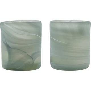 House Doctor Kae fyrfadsstage Ø7x8 cm Grå