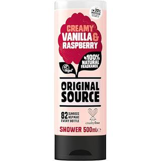 Shower gel m. vanlje og hindbær (På lager i butik)