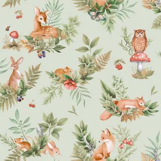 Albany Wallpaper Forest Friends 14121