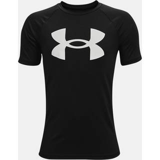 Under Armour Tech™ Big Logo Boys' Short Sleeve Black / White YXL (160 - 170 cm)