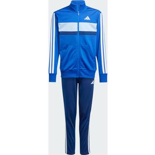 adidas adidas Blue Seasonal Essentials Tiberio 3-Stripes Tricot Kids Tracksuit