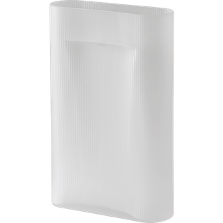 Muuto Ridge Vase 48,5 Cm - Vaser Frostet Glas Hvid - 45000
