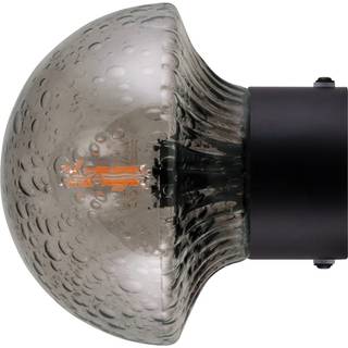 Globen Lighting Fungo 16 Væg/Loftlampe Røg/Sort