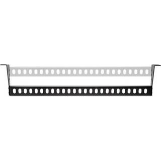 1U Horizontal Cable Management Bar w/Adjustable Depth Rack-Mountable Lacing Bar For Organized 19 Racks/Cabinets/Patch