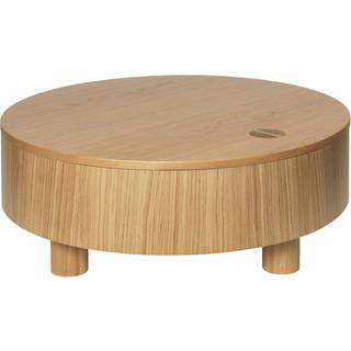 Ferm Living Olles Opbevaringsbord Ø80 Natural Eg