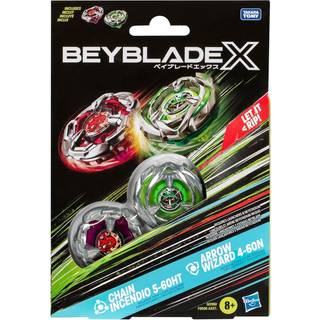 Beyblade X Chain Incendio Arrow - 2 højresvingende toppe